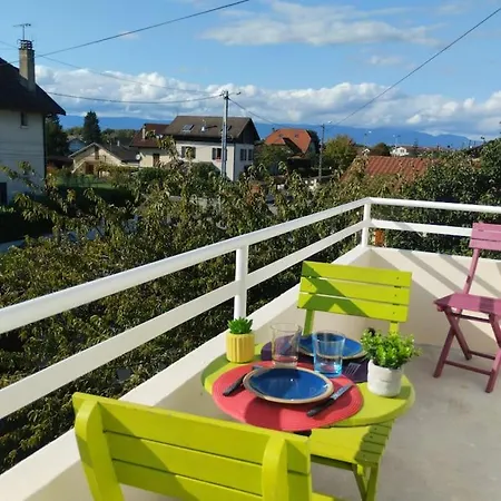 Verdoyant Au Bord Du Leman Entre Evian Et Thonon Dans Lägenhet Publier
